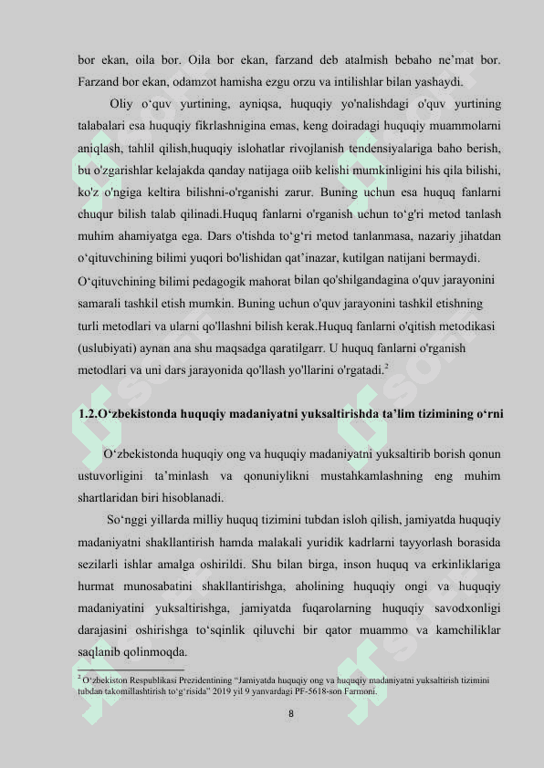 TA’LIM TIZIMIDA YOSHLARNING HUQUQIY MADANIYATINI SHAKLLANTIRISH USULLARI. 8
