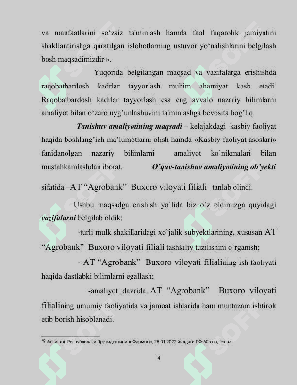 Agrobank amaliyot hisoboti 4