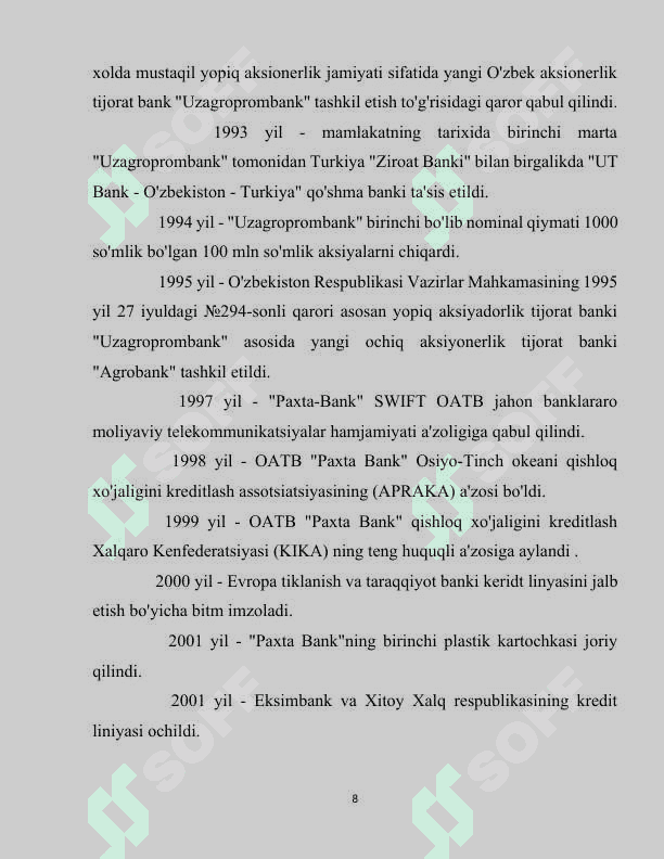 Agrobank amaliyot hisoboti 8