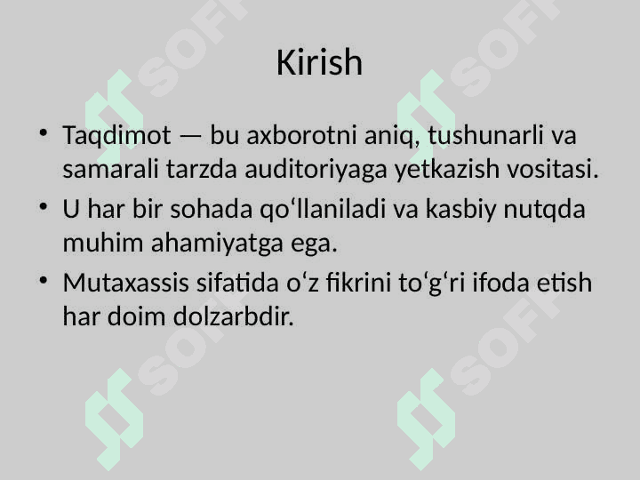 Taqdimod tayyorlash metodikasi 2