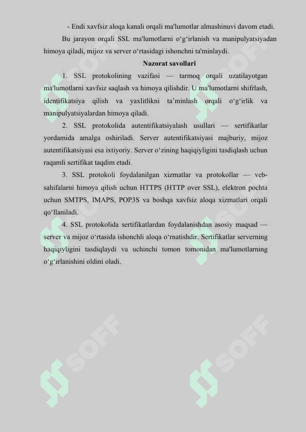Deadline. Axborot xafsizligi pratakollari fanidan 8