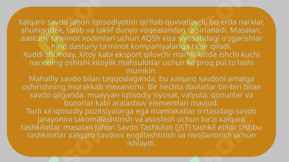 Xalqaro savdo va To`lov balansi 8