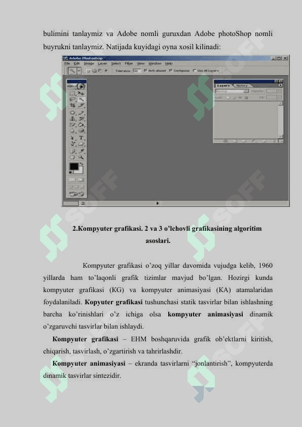 ADOBE PHOTOSHOP DASTURIDAN 3 O'LCHAMLI OB'EKTLAR YARATISH 5