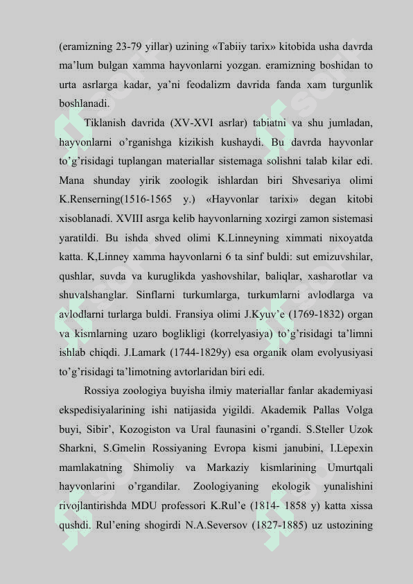 Biosferada xordali hayvonlarning tutgan o'rni 4