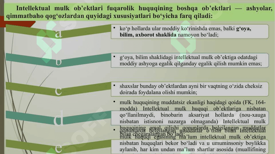 Ilmiy-texnik mahsulotlar bozori va innovatsiyalar diffuziyasi. Innovatsiyalarni moliyalashtirish va investitsion ta’minot. Intelektual kapital va bilimlar iqtisodiyoti. Innovatsion jarayon va faoliyatni diversifikatsiyalash 8