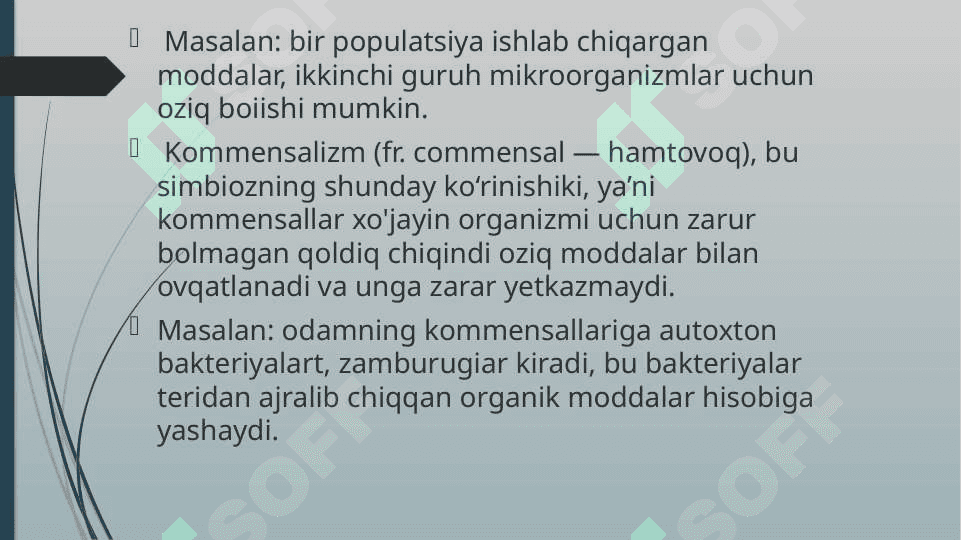 Mikroorganizmlarning ekologiyasi. Suv havo va tuproq mikroflorasi 6