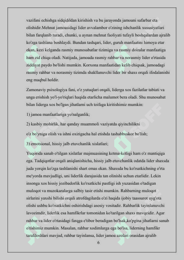 Maktabgacha talim tashkilotlarida Metodika uyushmasini ishini tashkil etish va unga rahbarlik qilish 6
