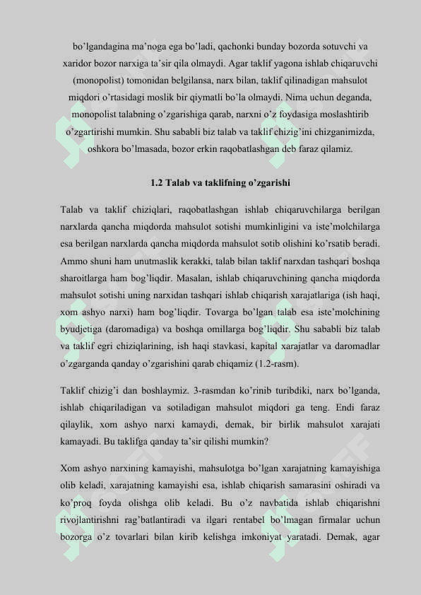 ELASTIKLIK VA SOLIQ YUKINING ISTE'MOLCHI VA ISHLAB CHIQARUVCHI O'RTASIDA TAQSIMLANISHI 6