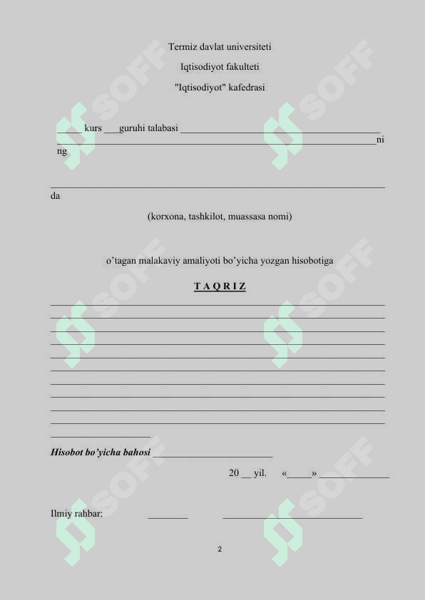 Hamkorbank amaliyot hisoboti 2