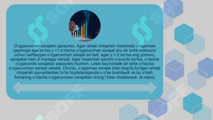 Xarajatlarni minimallashtirish va xarajatlar chizig‘i 6