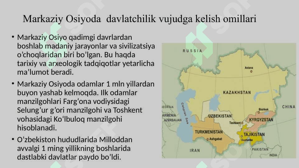 O‘zbek davlatchiligining shakllanishi va taraqqiyot bosqichlari. 3