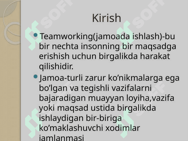 Jamoada ishlash(teamworking) va uning afzalliklari 3