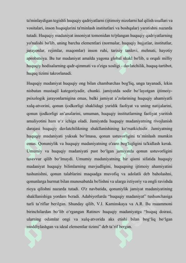 Huquqiy madaniyat 3