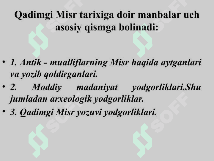 QADIMGI MISR TARIXI 7