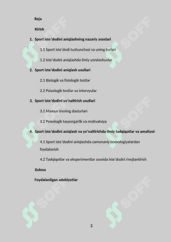 Sport isteʼdodini aniqlash va yoʻnaltirish usullari 2