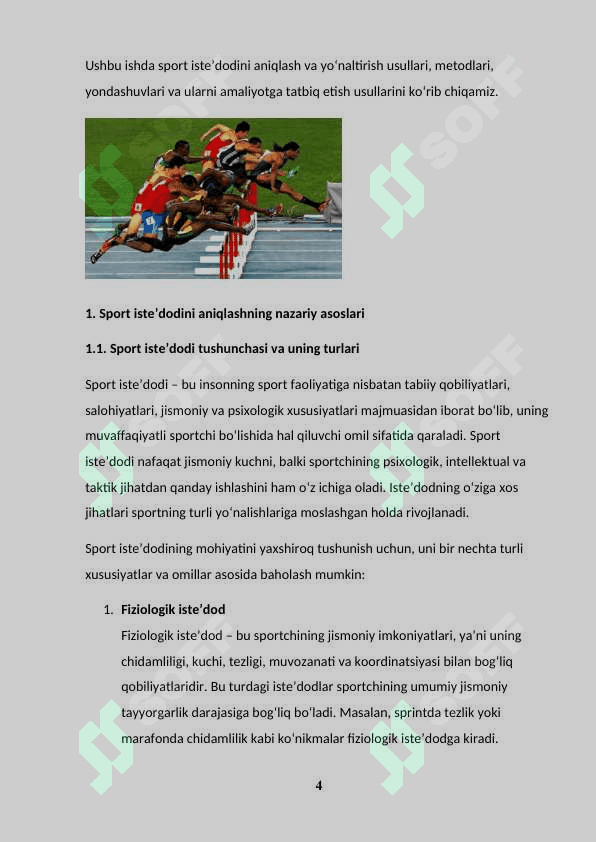 Sport isteʼdodini aniqlash va yoʻnaltirish usullari 4