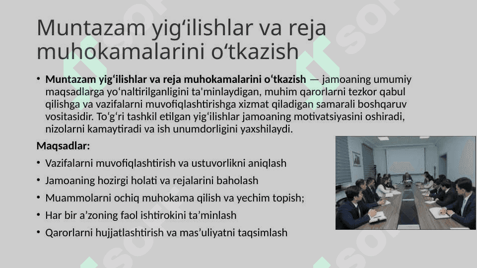 Menejer faoliyatini tashkil etish 8