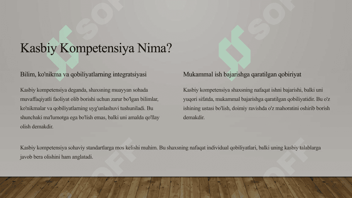 Kasbiy Kompetensiyalar: Zamonaviy Yondashuv 3