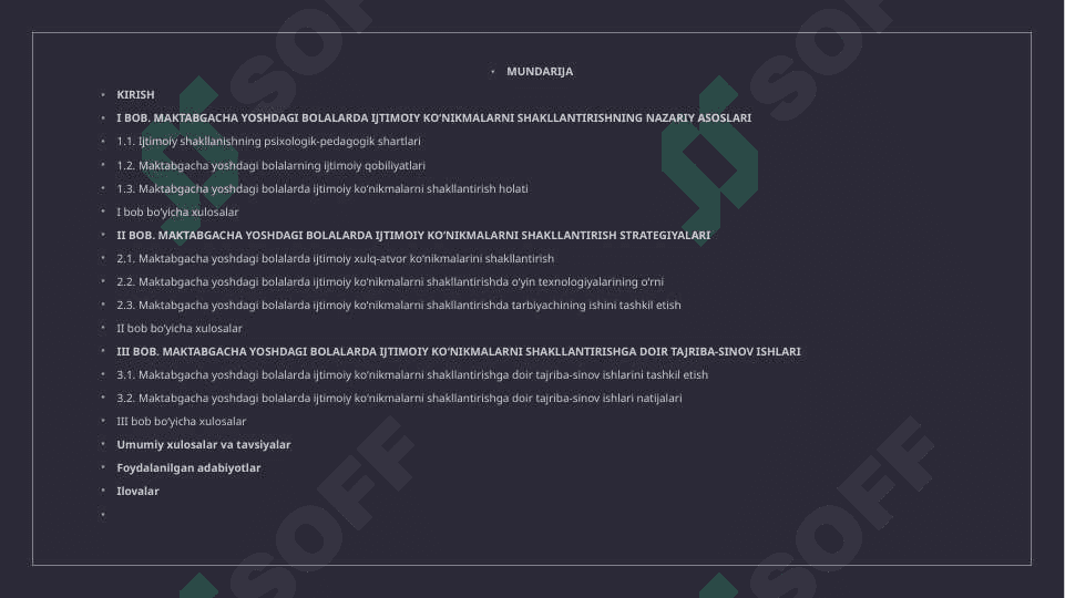 Maktabgacha yoshdagi bolalarda ijtimoiy ko‘nikmalarni shakllantirish 2