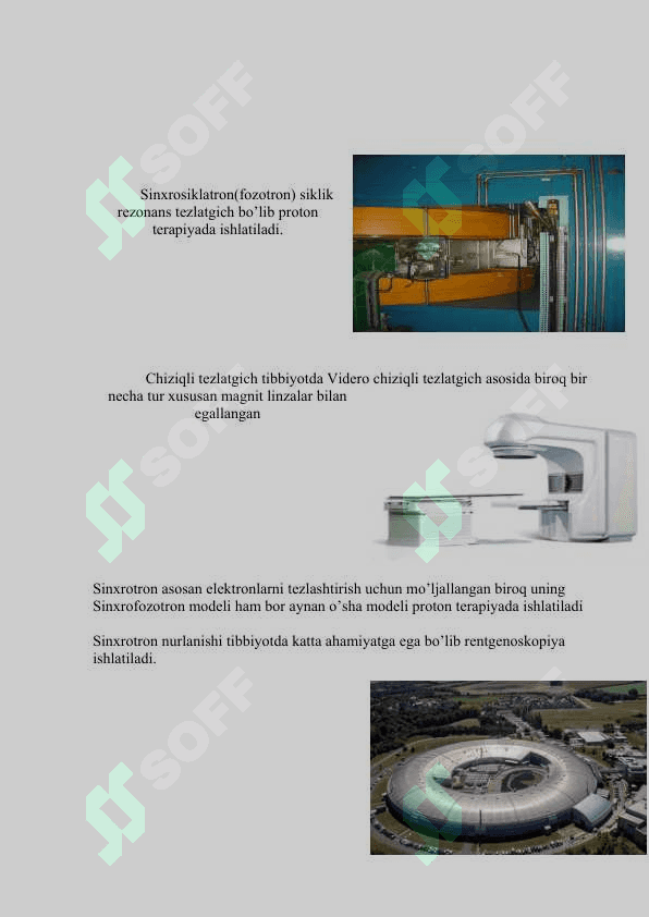 Tezlatgichlarni tibbiyotda qoʻllanilishi 4