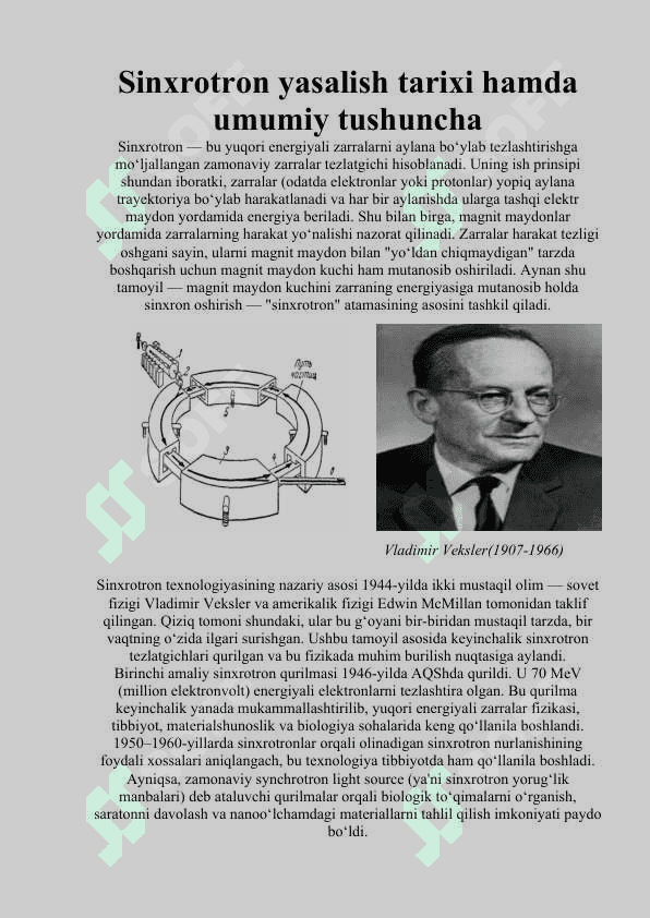 Tezlatgichlarni tibbiyotda qoʻllanilishi 7