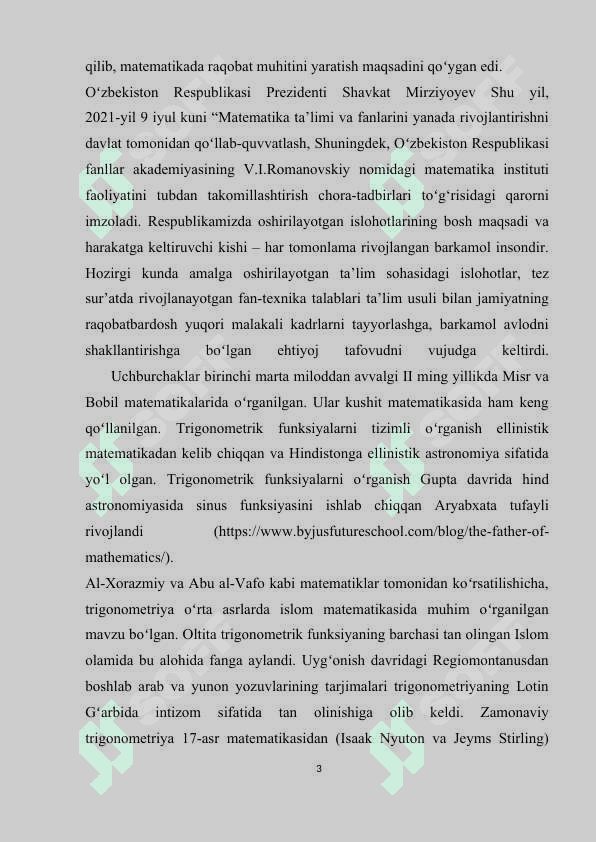 SFERIK VA TRIGONOMETRIK UCHBURCHAKLAR 3