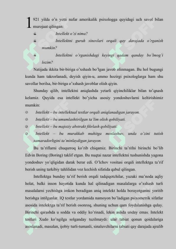Intellektni aniqlashga oid yondoshuvlar 2