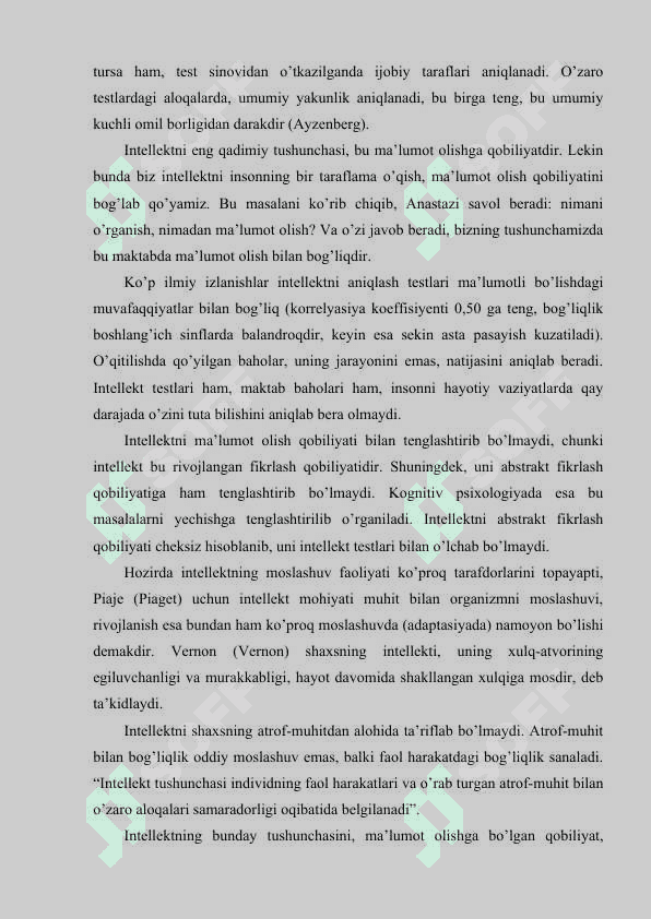 Intellektni aniqlashga oid yondoshuvlar 3
