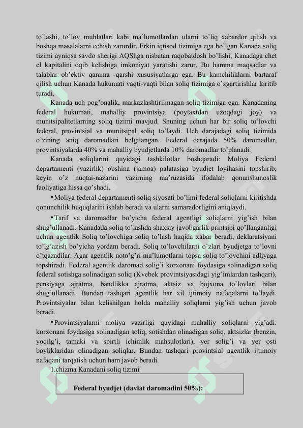 Kаnаdа Respublikasi sоliq tizimi tahlili 4