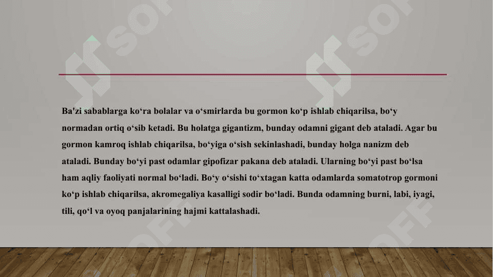 Endokrin- bezlar fiziologiyasi. Endokrin bezlarning• umumiy xususiyatlari 3