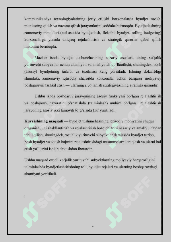 Budjetlashtirish va xarajatlarni nazorat qilish 4