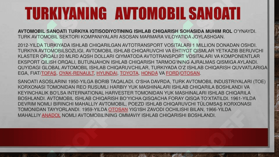 Turkiya davlat iqtisodiyoti 3