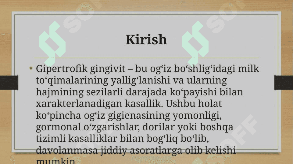 Gipertrofik gingivit 2