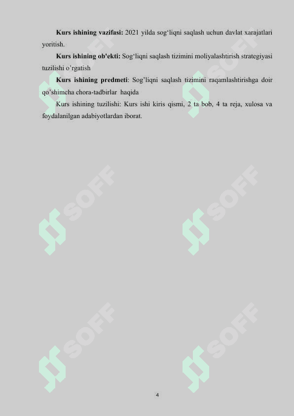 Sog’liqni saqlash masalalarini moliyalashtirish tizimi 4