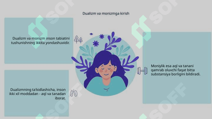 Insonni tushunishda dualizm va monizm nuqtaiy nazaridan yondashuv 3
