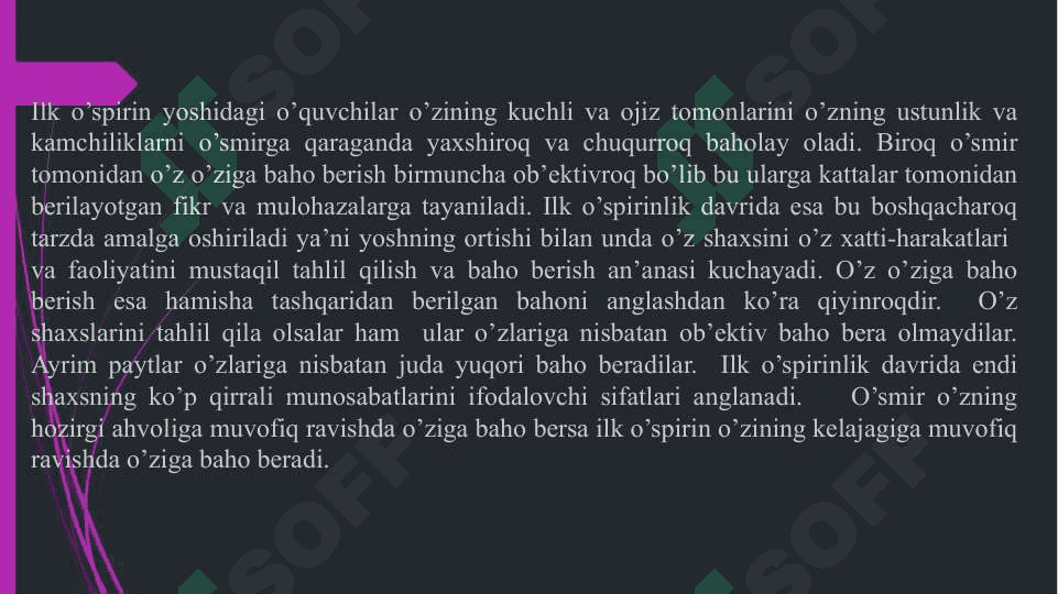 Ilk o’spirinlik davrida o’quv kasbiy faoliyatning yetakchi faoliyatga aylanishi va kasb tanlash muammosi 5
