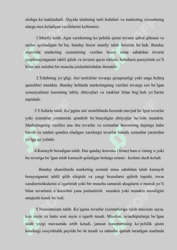 MARKETING UNING VAZIFALARI VA TURLARI 5