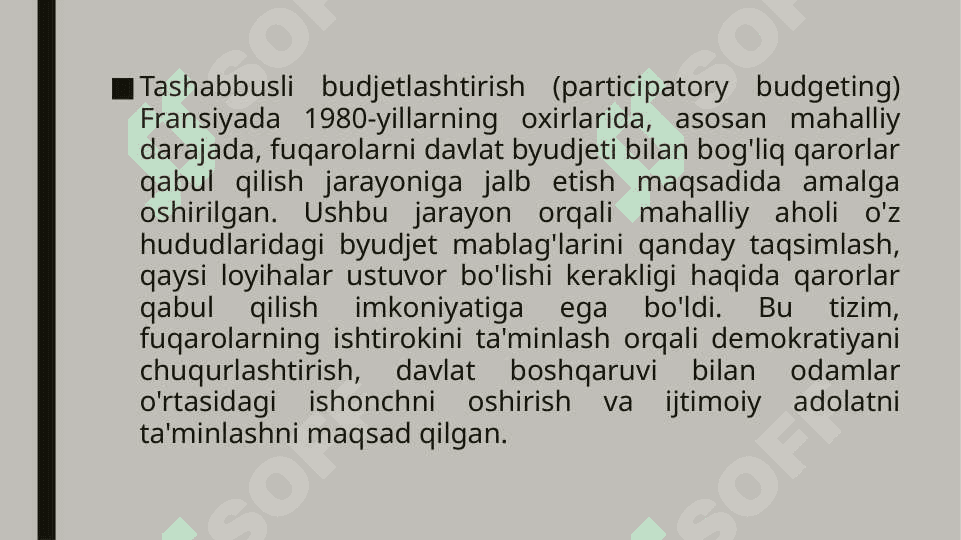 Tashabbusli byudjetlashtirishning Fransiya tajribasi 4