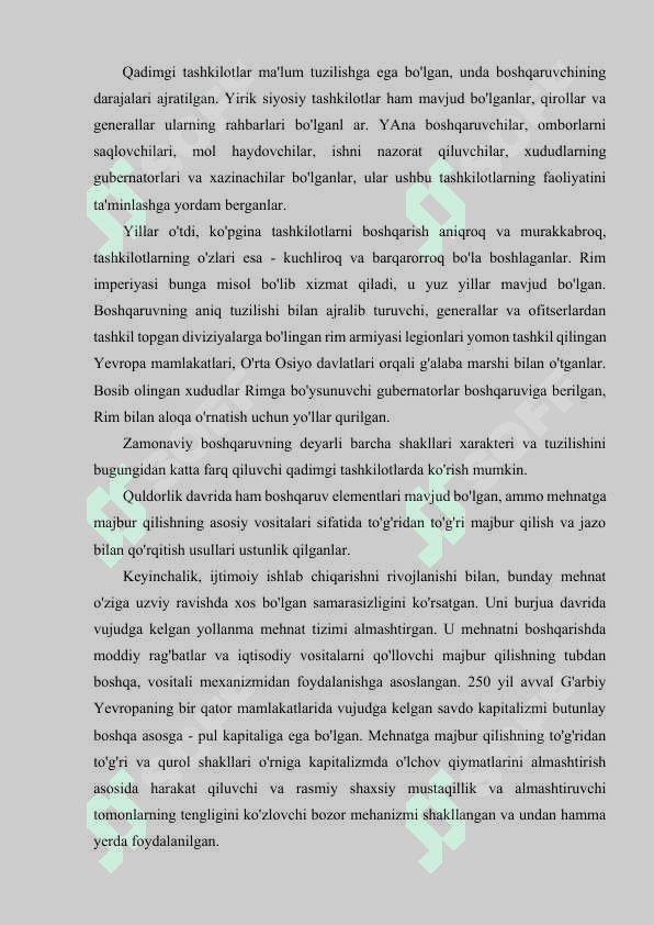 Menejmentning rivojlanish tarixi va zamonaviy holati 3