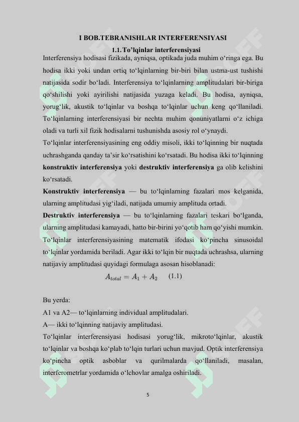 ZAMONAVIY INTERFERENSION QURILMALARI 5