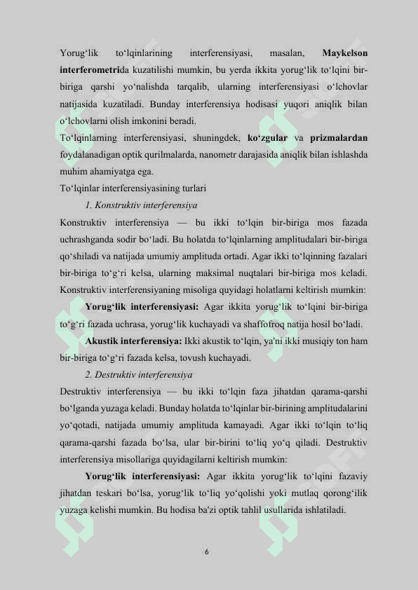 ZAMONAVIY INTERFERENSION QURILMALARI 6