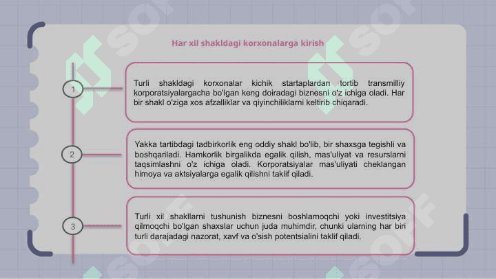 Turli shakldagi korxonalar 3