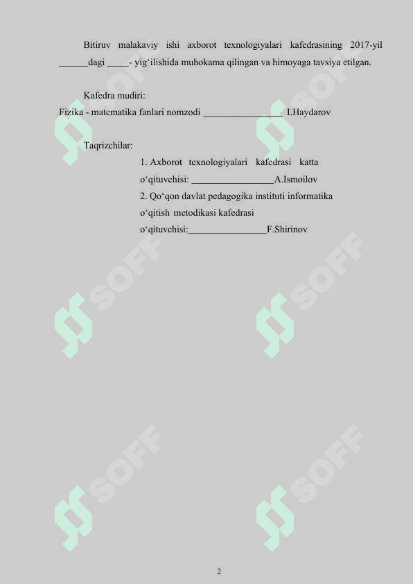 Kasb-hunar kollejlarida “Ofis dasturlari va ularning imkoniyatlari” bobini o‘qitishda innovatsion usullardan foydalanish 2
