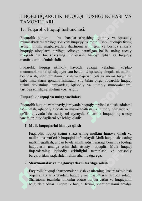 Fuqarolik huquqqining kelib chiqishi KURS ISHI 3