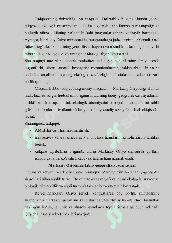 Markaziy Osiyoning alohida muhofaza etiladigan hududlari 4