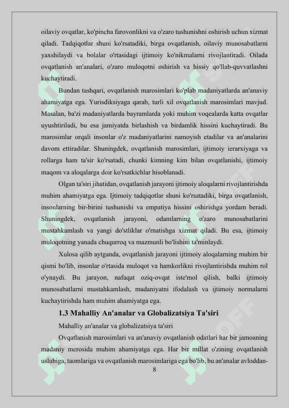 DINNING FUNKSIYALARI VA IJTIMOIY  AHAMIYATI 8