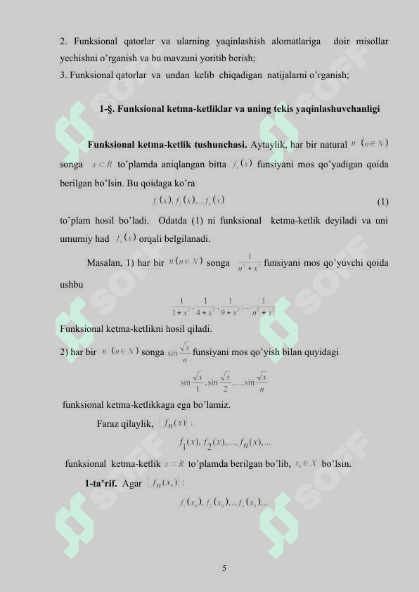 Funksional qatorlar 5