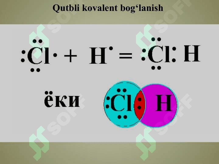 KIMYOVIY BOG‘LANISH VA  UNING TURLARI 7