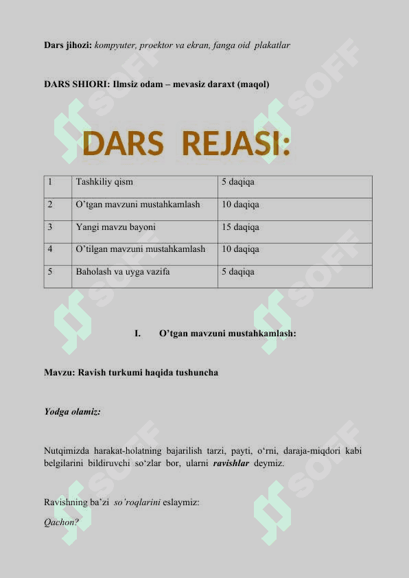 RAVISHNING MA’NO GURUHLARI (TURLARI) 3