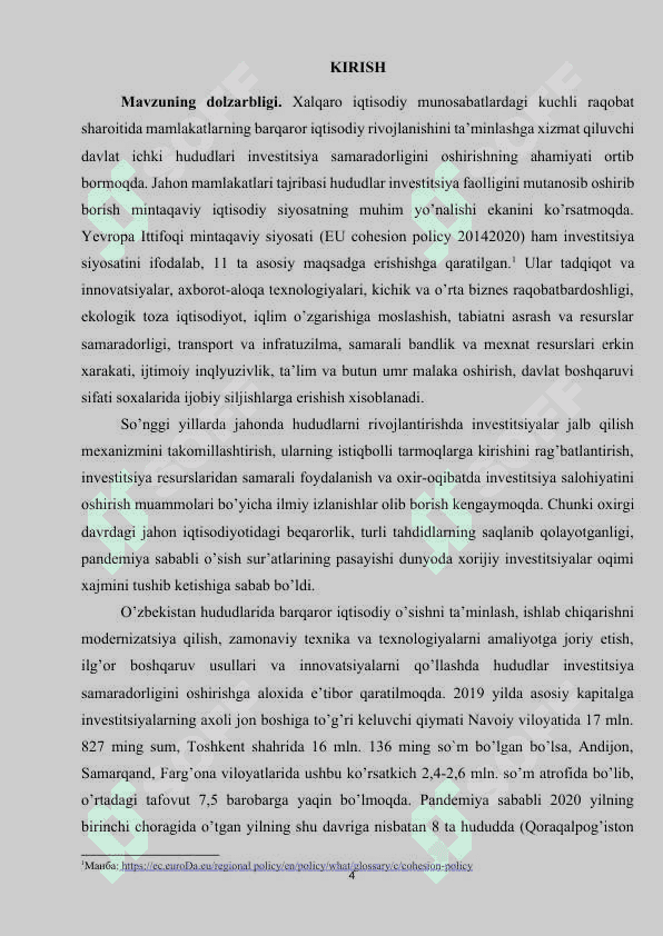 MINTAQADA INNOVATSION YONDASHUVLAR ASOSIDA IQTISODIYOT TARMOQLARINI SALOHIYATINI OSHIRISH MEXANIZMLARINI TAKOMILLASHTIRISH 4